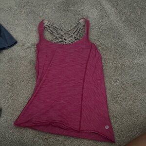 Lululemon Athletica Magenta Tank Top